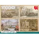 Anton Pieck puzzel 1000 stukjes Boten in de Gracht